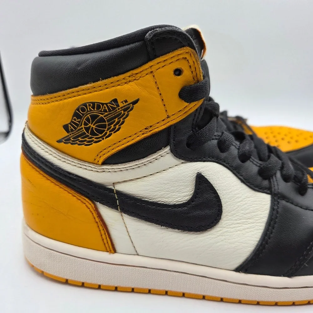 Nike Air Jordan 1 Retro High OG Taxi Yellow Toe 555088-711 Mens Size 8